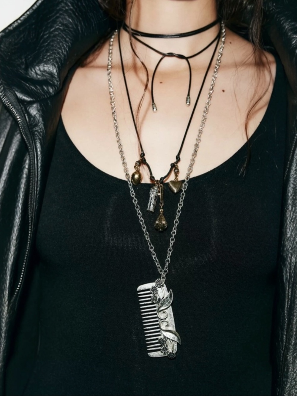 Zara Set of 2 Necklaces with Charms